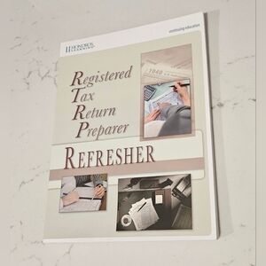 Registered Tax Return Preparer Refresher Book
